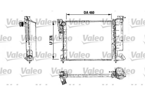 Valeo Ψυγείο, Ψύξη Κινητήρα - 816715