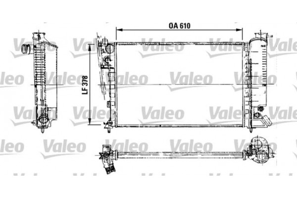 Valeo Ψυγείο, Ψύξη Κινητήρα - 816716