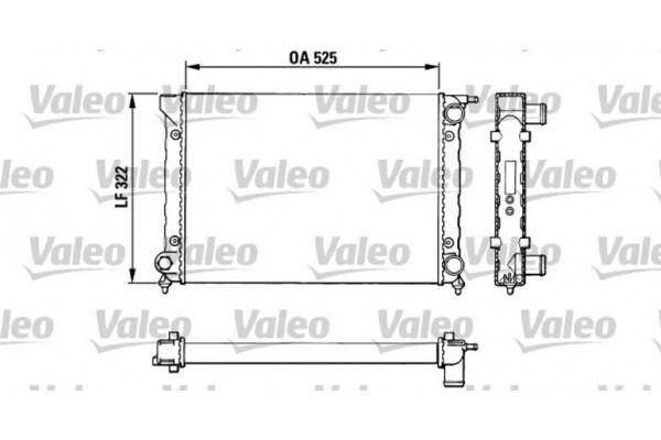 Valeo Ψυγείο, Ψύξη Κινητήρα - 883727