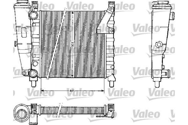 Valeo Ψυγείο, Ψύξη Κινητήρα - 883813