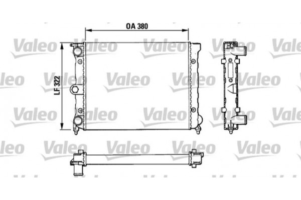 Valeo Ψυγείο, Ψύξη Κινητήρα - 883818