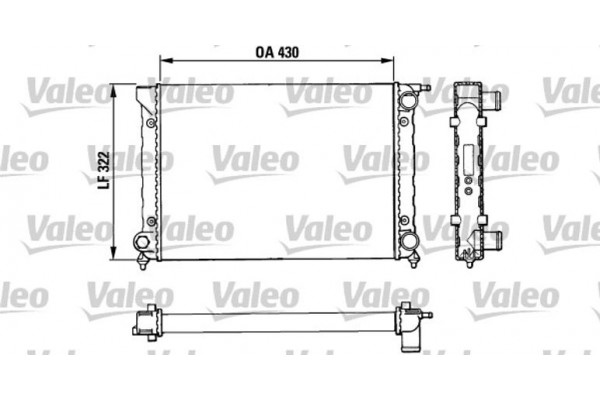 Valeo Ψυγείο, Ψύξη Κινητήρα - 883820