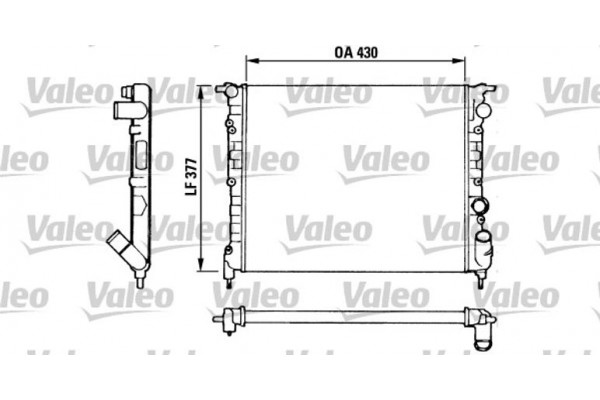 Valeo Ψυγείο, Ψύξη Κινητήρα - 883875