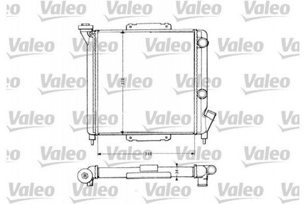 Valeo Ψυγείο, Ψύξη Κινητήρα - 883959
