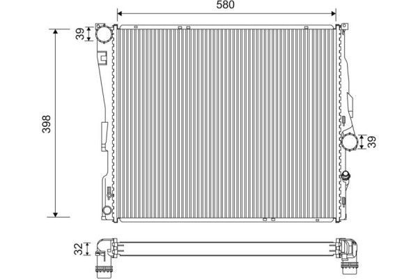 Valeo Ψυγείο, Ψύξη Κινητήρα - 701200