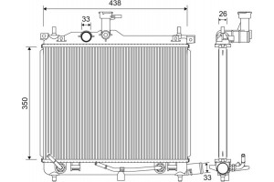 Valeo Ψυγείο, Ψύξη Κινητήρα - 701253