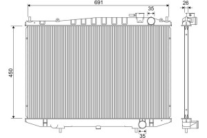 Valeo Ψυγείο, Ψύξη Κινητήρα - 701344
