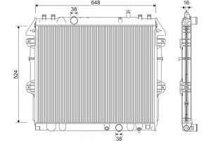 Valeo Ψυγείο, Ψύξη Κινητήρα - 701345