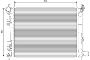Valeo Ψυγείο, Ψύξη Κινητήρα - 701620