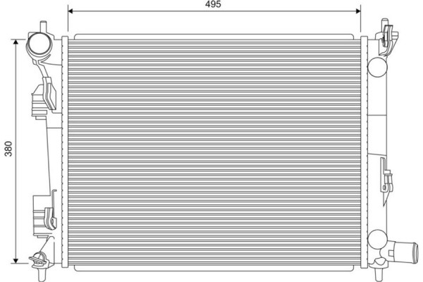 Valeo Ψυγείο, Ψύξη Κινητήρα - 701620