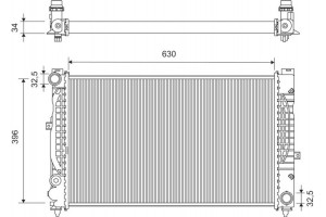 Valeo Ψυγείο, Ψύξη Κινητήρα - 731756