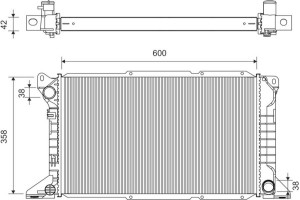 Valeo Ψυγείο, Ψύξη Κινητήρα - 731782