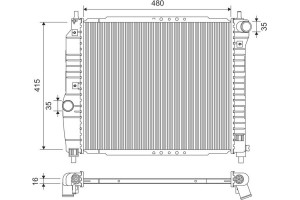 Valeo Ψυγείο, Ψύξη Κινητήρα - 735157