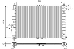 Valeo Ψυγείο, Ψύξη Κινητήρα - 735158