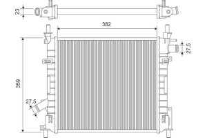 Valeo Ψυγείο, Ψύξη Κινητήρα - 735478