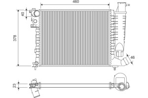 Valeo Ψυγείο, Ψύξη Κινητήρα - 816715