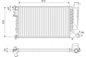 Valeo Ψυγείο, Ψύξη Κινητήρα - 816716