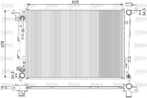 Valeo Ψυγείο, Ψύξη Κινητήρα - 733213