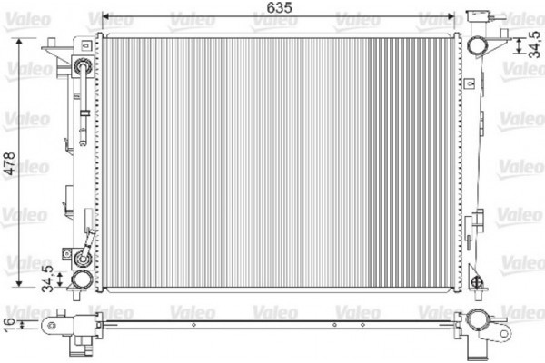 Valeo Ψυγείο, Ψύξη Κινητήρα - 733213