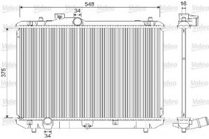 Valeo Ψυγείο, Ψύξη Κινητήρα - 733216