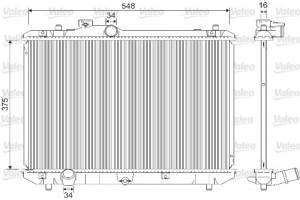 Valeo Ψυγείο, Ψύξη Κινητήρα - 733216
