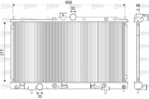 Valeo Ψυγείο, Ψύξη Κινητήρα - 733280