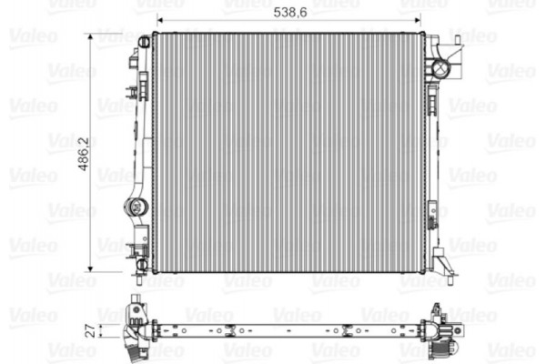 Valeo Ψυγείο, Ψύξη Κινητήρα - 701516