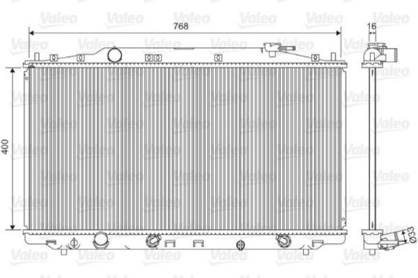 Valeo Ψυγείο, Ψύξη Κινητήρα - 701551