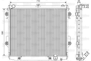 Valeo Ψυγείο, Ψύξη Κινητήρα - 701552