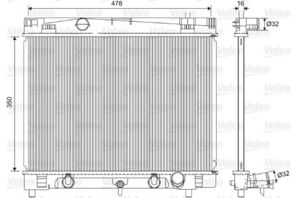 Valeo Ψυγείο, Ψύξη Κινητήρα - 701568