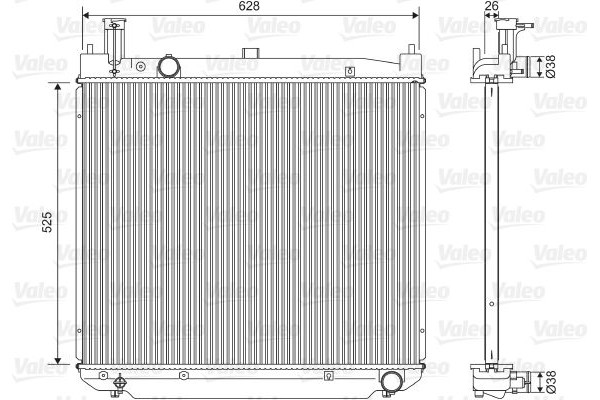 Valeo Ψυγείο, Ψύξη Κινητήρα - 701591