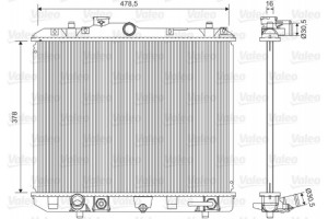 Valeo Ψυγείο, Ψύξη Κινητήρα - 701604
