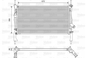 Valeo Ψυγείο, Ψύξη Κινητήρα - 701606