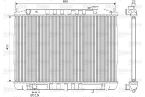 Valeo Ψυγείο, Ψύξη Κινητήρα - 701611