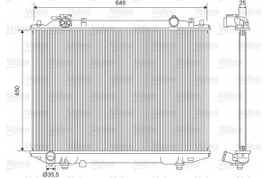 Valeo Ψυγείο, Ψύξη Κινητήρα - 701615