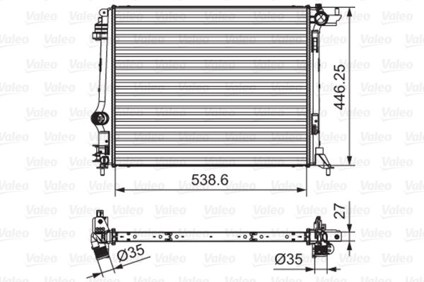 Valeo Ψυγείο, Ψύξη Κινητήρα - 701662