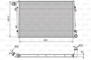 Valeo Ψυγείο, Ψύξη Κινητήρα - 701664