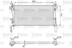 Valeo Ψυγείο, Ψύξη Κινητήρα - 701718