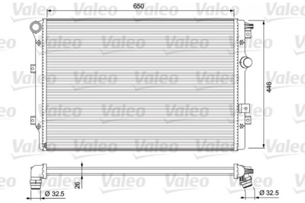 Valeo Ψυγείο, Ψύξη Κινητήρα - 701728