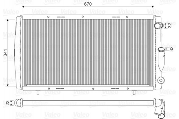 Valeo Ψυγείο, Ψύξη Κινητήρα - 730140