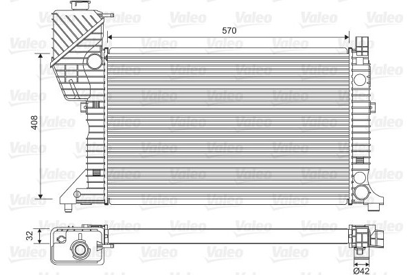 Valeo Ψυγείο, Ψύξη Κινητήρα - 730229