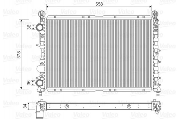 Valeo Ψυγείο, Ψύξη Κινητήρα - 731591