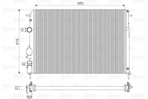 Valeo Ψυγείο, Ψύξη Κινητήρα - 732866