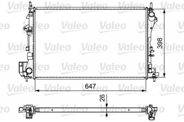 Valeo Ψυγείο, Ψύξη Κινητήρα - 732877