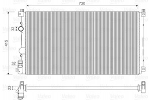 Valeo Ψυγείο, Ψύξη Κινητήρα - 732917