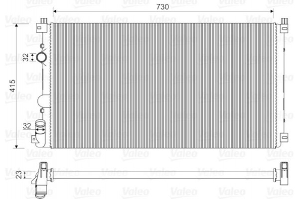 Valeo Ψυγείο, Ψύξη Κινητήρα - 732917