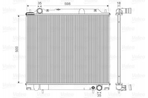 Valeo Ψυγείο, Ψύξη Κινητήρα - 734146