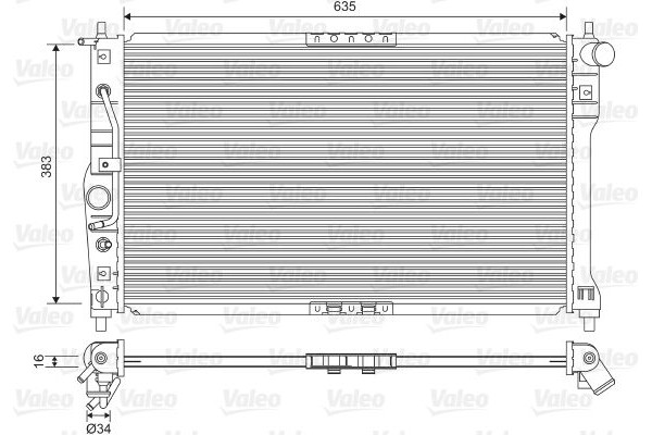 Valeo Ψυγείο, Ψύξη Κινητήρα - 734249