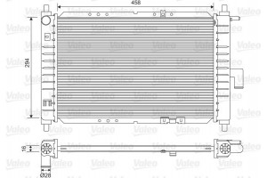 Valeo Ψυγείο, Ψύξη Κινητήρα - 734251