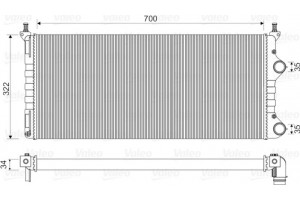 Valeo Ψυγείο, Ψύξη Κινητήρα - 734692
